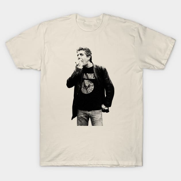 BLACK BOURDAIN PUNK T-Shirt by neng